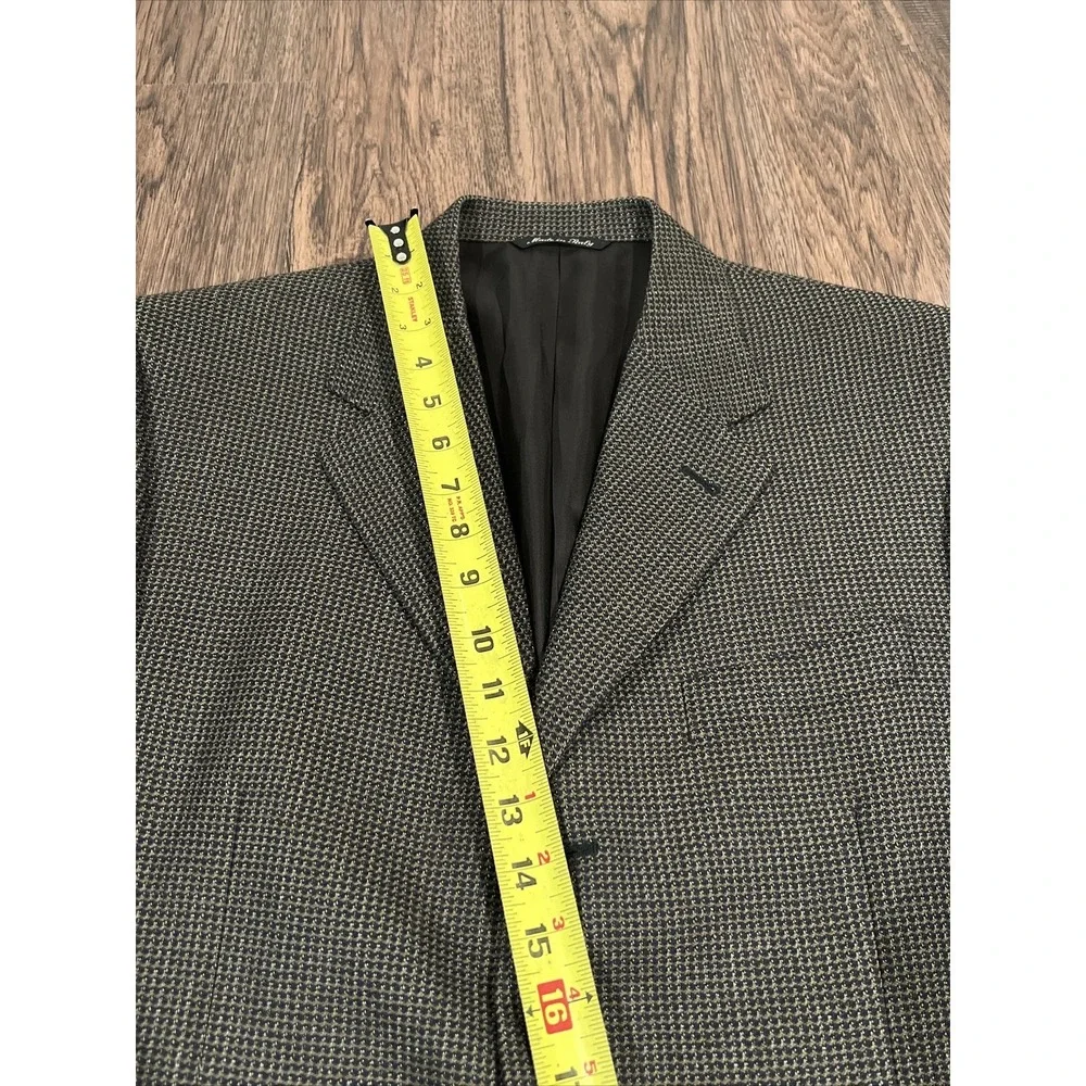 Canali Proposta Mens Brown Italy Wool Blazer Sport Coat Size 50R EUC